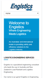 Mobile Screenshot of engistics.com.au